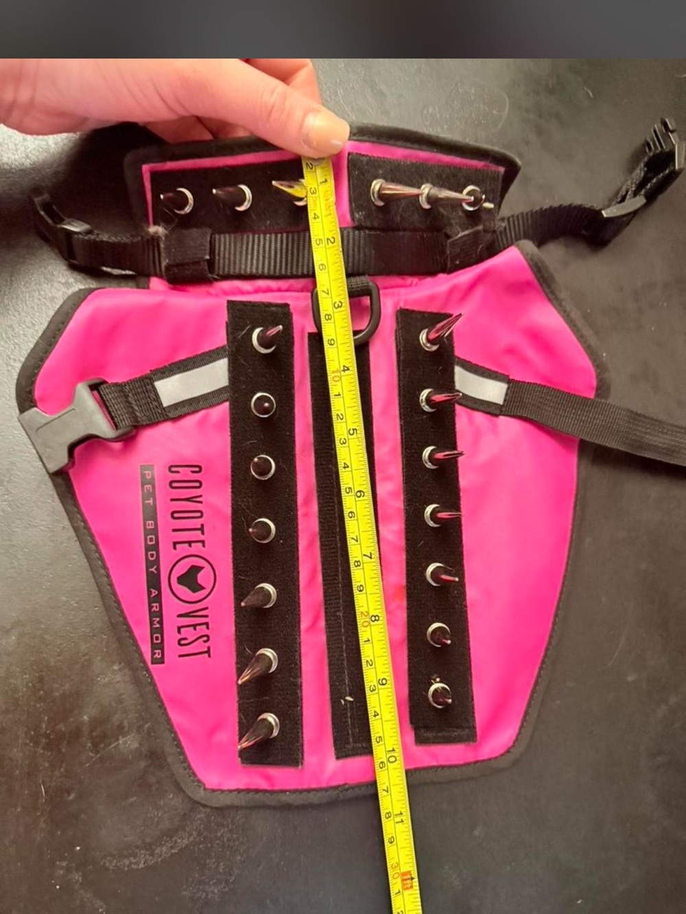 Pink Tactical safety anti-coyote Dog Harness - - Picture 5 of 8